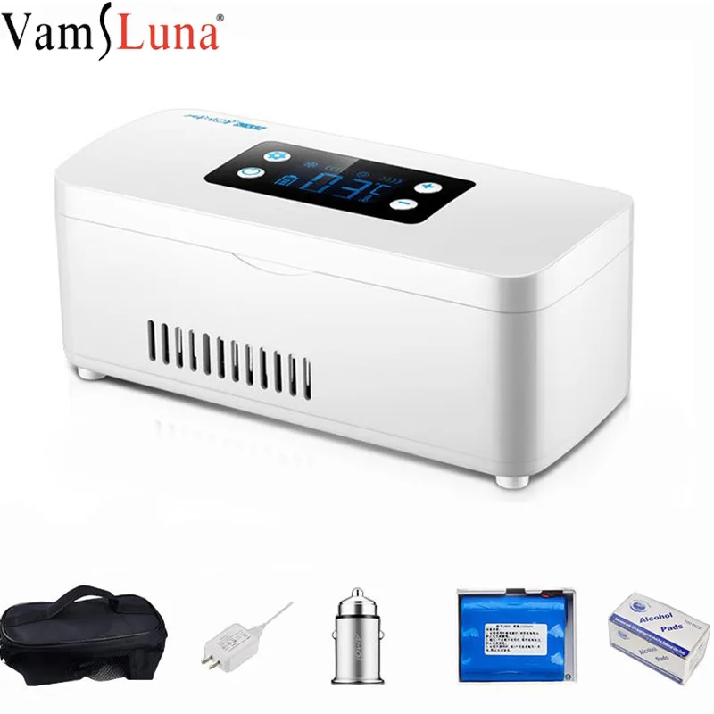 #^Special Price Insulin Refrigerator Car Accessories Travel Portable Medicine Storage Cooler Smart Mute LCD Display Large Capacity Pill Case