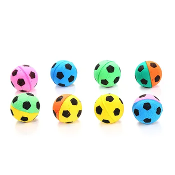 

Pet Plush Sponge Ball Toy Dog Interactive Rolling Football Bite-resistant Exercise Toy(color Random) xs