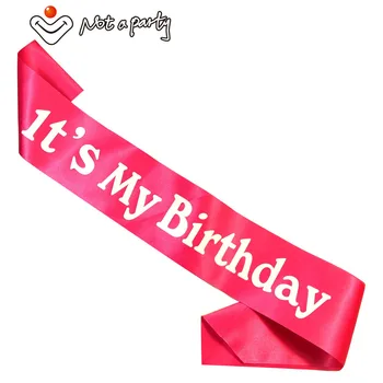 

7Pcs Birthday Event & Party gift for women men ladies Happy birthday sash fun 18 21 30 40 50 60 adult birthday favors