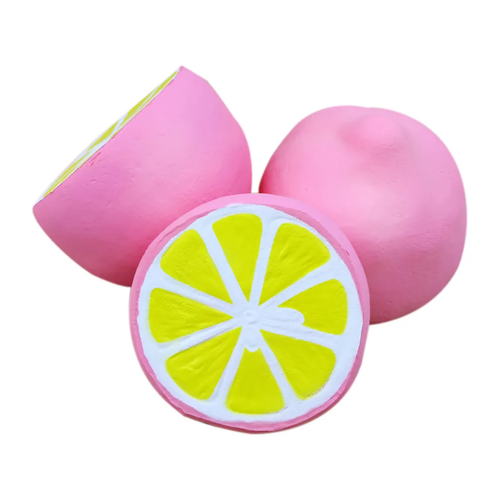 4,3 ''Squishies Jumo Half Lemon Suoer медленный рост Ароматические амулеты игрушка для снятия стресса подарок детские игрушки для детей Детские игрушки Juguetes