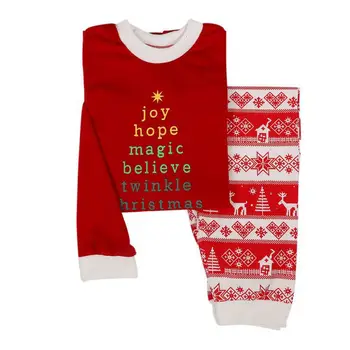 

Christmas Clothing Men Set Letter Round Neck Long-sleeved Tops And Elk Christmas Tree Print Pants 2 Pieces Suit
