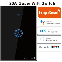 US AU EU UK Wifi переключатель бойлера умная сенсорная панель дистанционное управление голосовой таймер водонагреватель переключатели работают с alexa google home