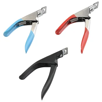 

3pcs Nail Clipper Cutter Trimmer Stainless Steel Manicure Pedicure Sharp Blade Clip Tool for Salon Home (Blue, Black, Red)