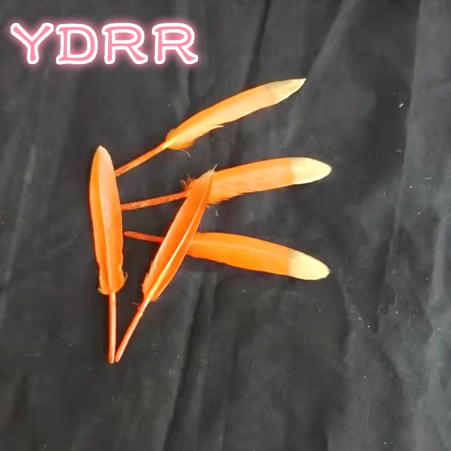 Дешевые перья для рукоделия DIY гусиные перья окрашенные цвета украшения перья для карнавала Декор