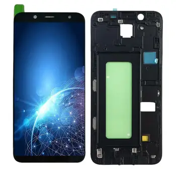 

5.6 inches Super OLED For SAMSUNG Galaxy A6 2018 A600 SM-A600F A600FN LCD Display+Touch Screen Digitizer Assembly With Frame lcd