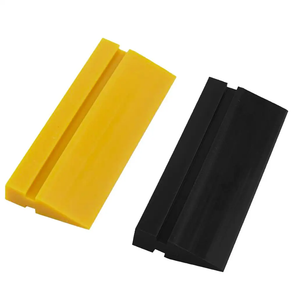 

Vinyl Film Car Wrap Turbo Squeegee Yellow Black Tube Rubber Squeegee Blade Water Decal Wiper Scraper Window Tinting Tool B49+B50