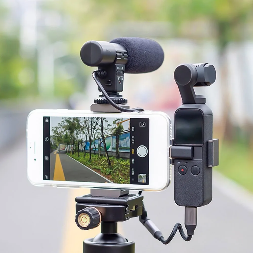 For DJI OSMO pocket smart phone camera mobile phone mount bracket phone holder clip
