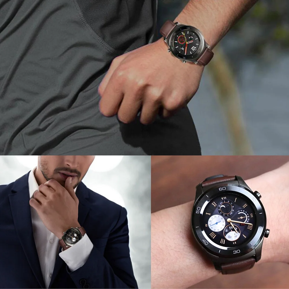 Ремешок силиконовый для Samsung galaxy Watch 46 мм браслет из натуральной кожи наручных