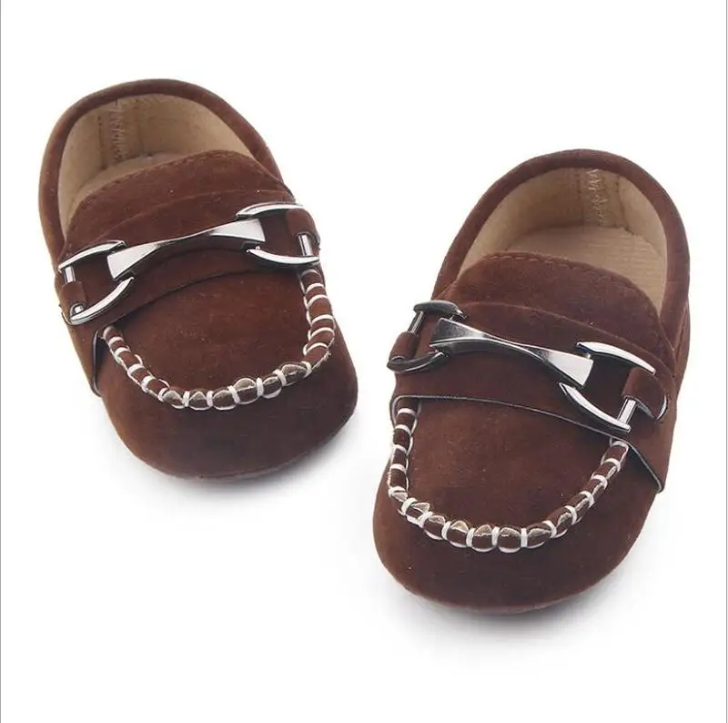 

Baby Moccasin Infant First Walkers Black Shoes for Newborn Leather Baby Boy Shoes for 0 -1year Babies Toddler Boy Shoes