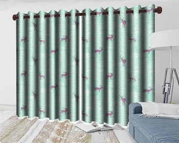 

3d Curtain Design for Bedroom Forest Spirit Deer Curtain Living Room Bedroom Beautifully Decorated 3d Animal Curtain