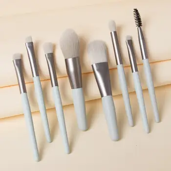 

Newest Makeup Brushes Set 8pcs Eye Shadow Blending Eyebrow Eyelash Eyeliner Brushes or Makeup High Quality Durable Dirt-resist