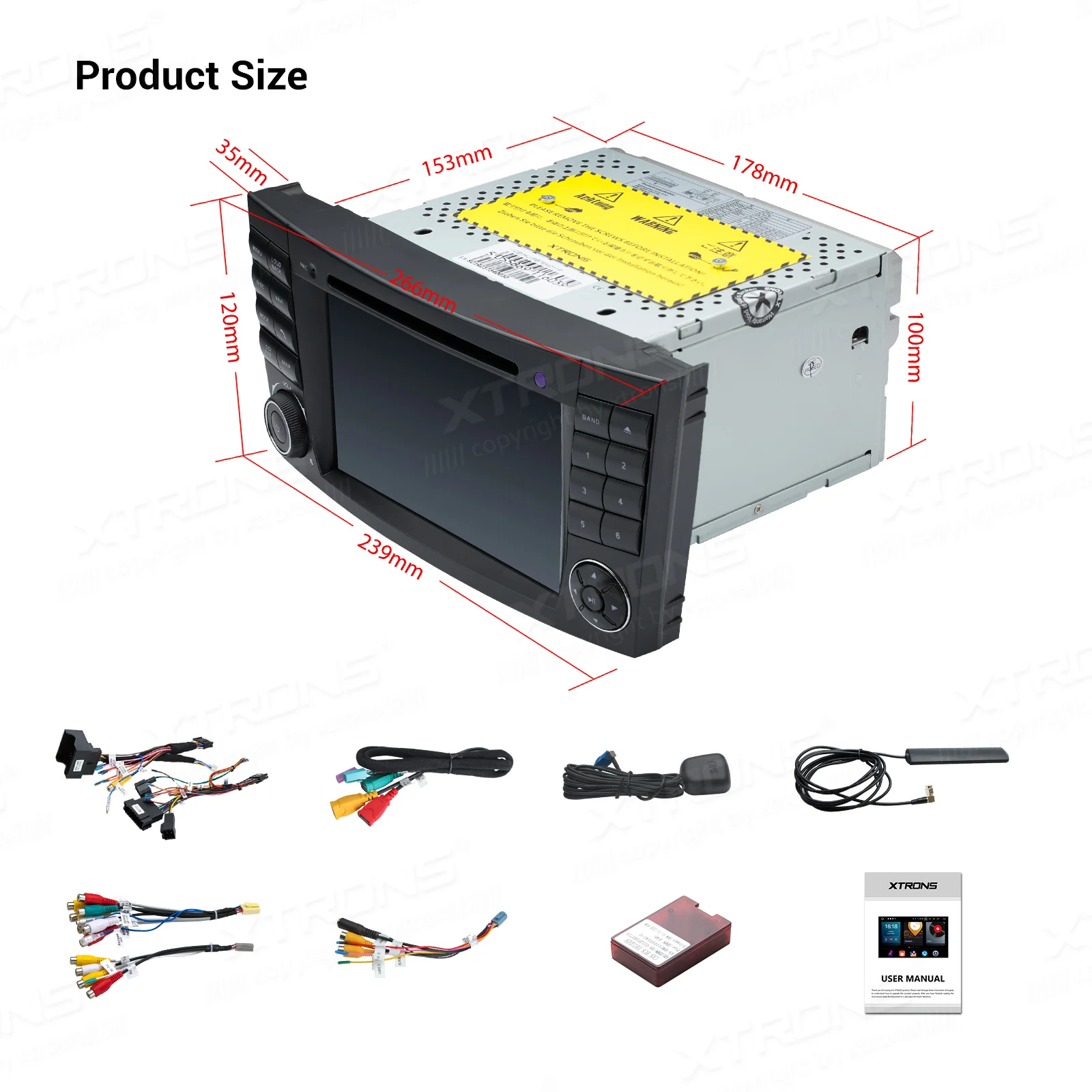 Автомобильный DVD плеер XTRONS PX5 Android 10 0 GPS OBD для Mercedes Benz E Class W211 E200 E220 E240 E270 E280 2002 2008 CLS