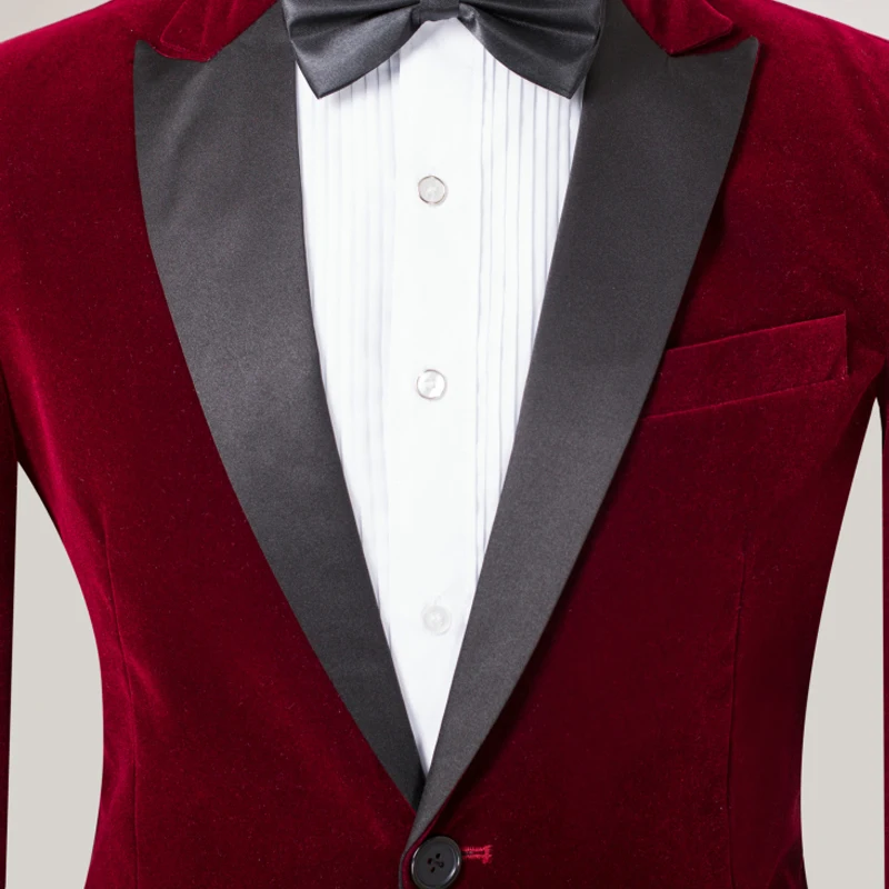 2019 Mens Classic Velvet Suits Formal Jacket Burgundy Royal Blue Wedding Groom Slim Fit Tuxedo Costume Casual Blazer 2019 Mens Classic Velvet Suits Formal Jacket Burgundy Royal Blue Wedding Groom Slim Fit Tuxedo Costume Casual Blazer
