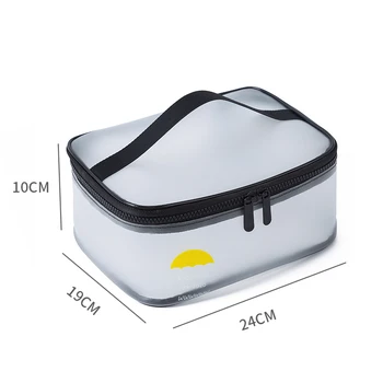 

Modern Transparent Cosmetic Bag High Quality Waterproof Small Storage Bag Travel Portable Pochette Masque Organization EB50SN