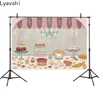 

Lyavshi backgrounds for photography studio desert table cakes candy bar decor for party professional photography backdrop