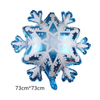 

Winter Froze Snowflake Foil Mylar Balloon Party Balloons Christmas New Year Snowflake Kids Adult Birthday Party Wedding Decor