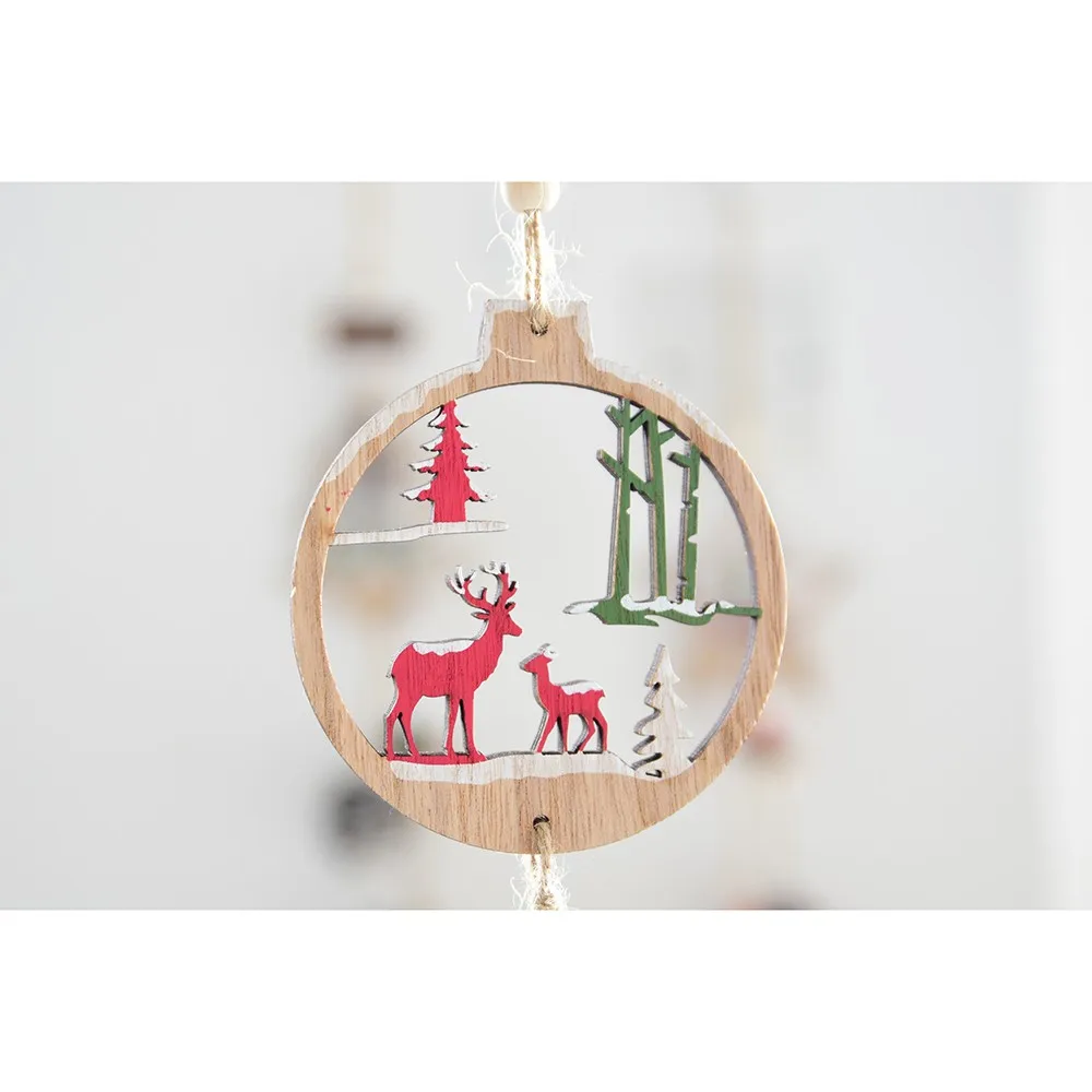 Kerst decoratie украшение орнамент необычная Рождественская елка подвеска с пентаграммой подвесное украшение для дома Рождественское украшение