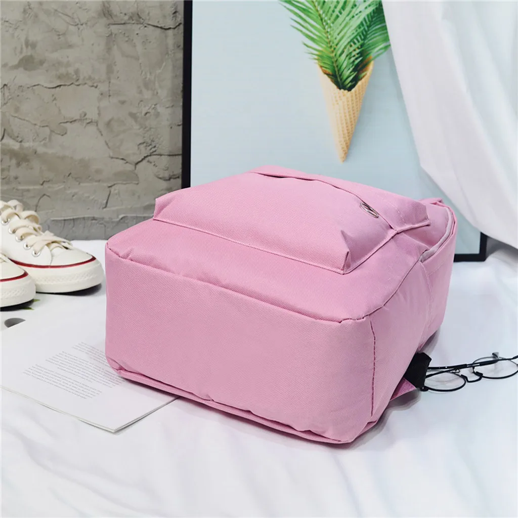 Aelicy 3 шт./компл. и буквенным принтом Mochila нейлоновый рюкзак туристические рюкзаки Водонепроницаемый рюкзаки для девочек-подростков, школьный рюкзак
