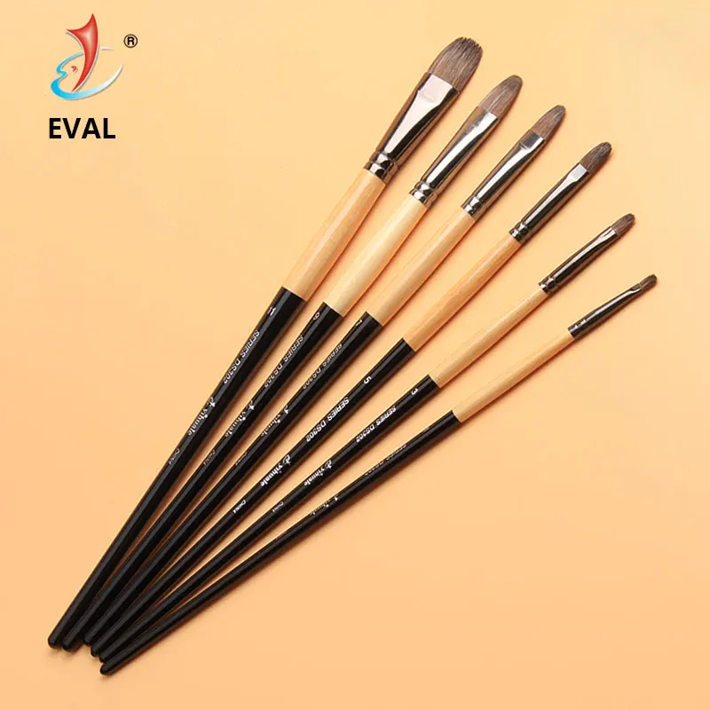 EVAL Squirrel Hair Brush Watercolor Acrylic Paint Brush Art Supplies Set For Drawing Painting Brush Pen Artist Oil Brush