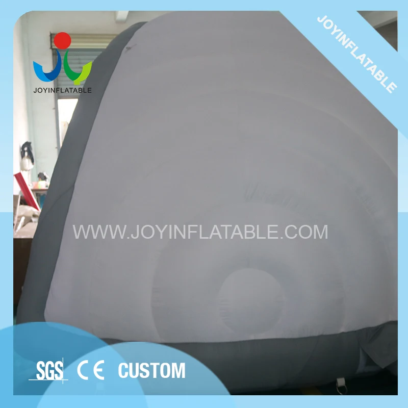 Dia 5m Outdoor Trade Show Inflatable White Dome Tent With Air Blower -4