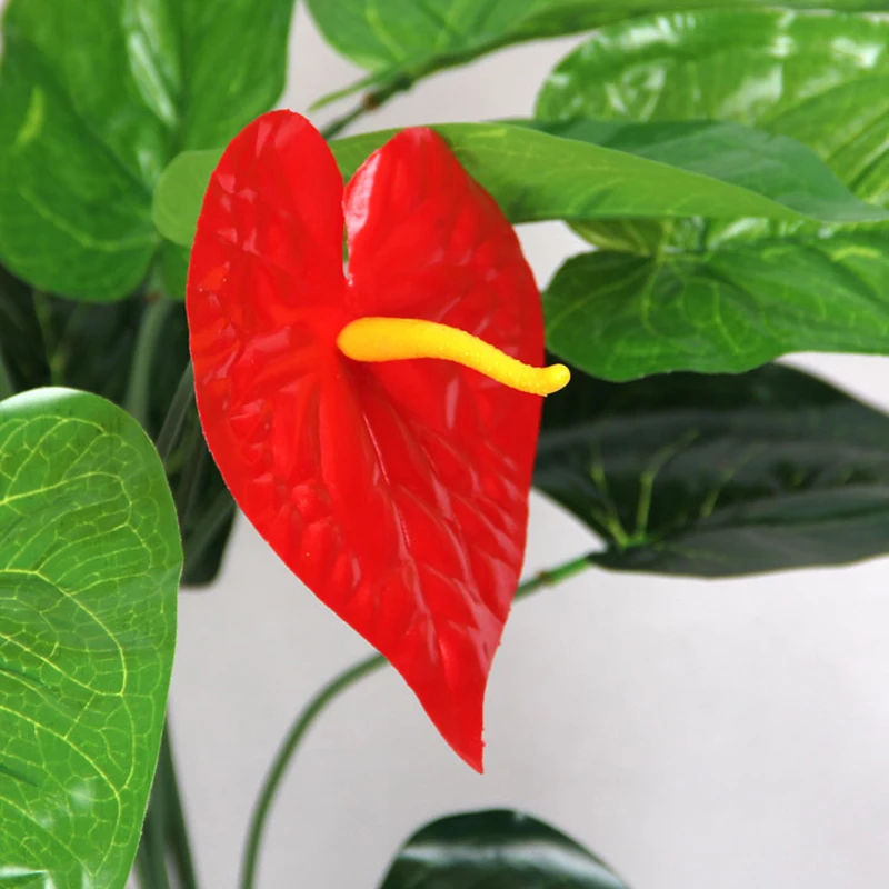 Украшения Anthurium Andraeanum бонсай искусственные букеты традиционный цветок