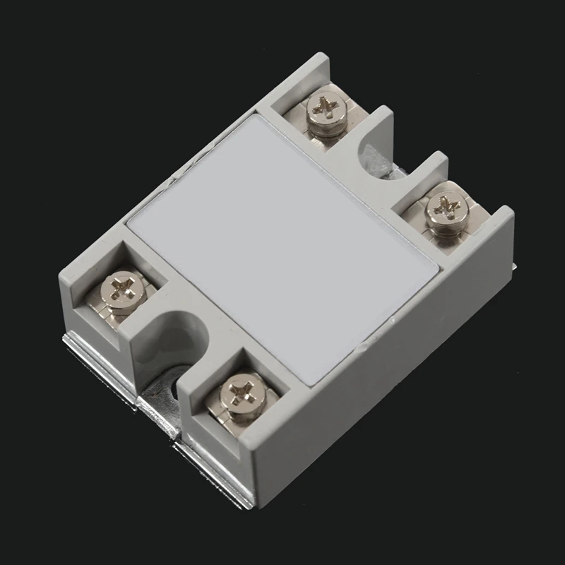 SSR-40AA 40A Однофазное твердотельное реле 80-250V AC/24-380 V AC, белый