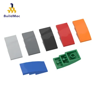 

BuildMOC 93606 2X4 curved curved brick ldd93606 Brick For Building Blocks Parts DIY Educational Tech Parts Toys