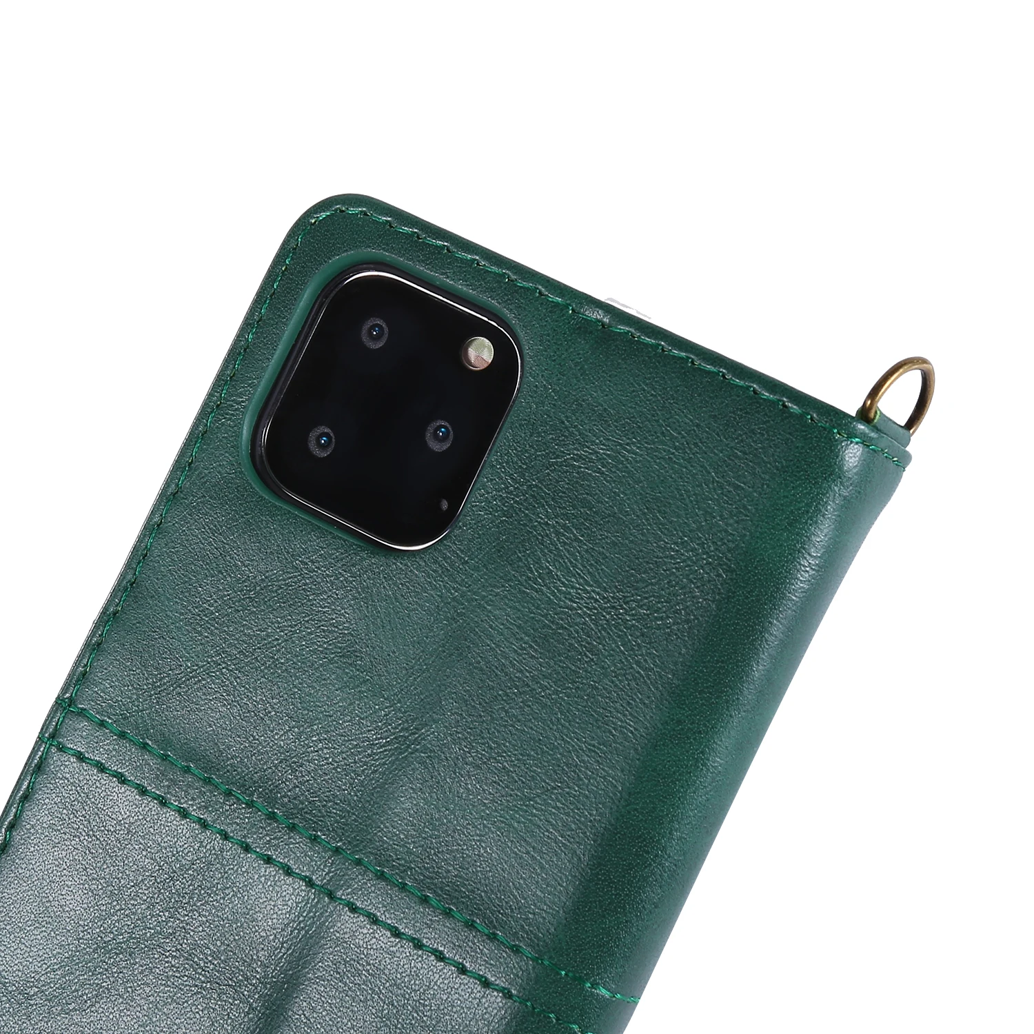 Кожаный чехол-книжка Alesser из овчины для iPhone 11 Pro Max X XR XS MAX 7 8 Plus, Магнитный чехол-кошелек для телефона, деловой защитный чехол