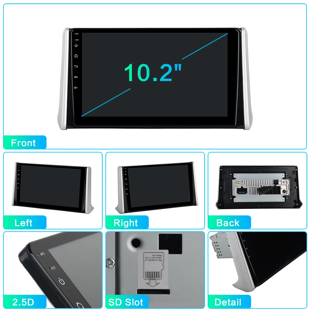 Flash Deal Android 9.0 Car Radio 2 Din GPS Navi for Toyota RAV4 2018 2019 PX6 DSP IPS HDMI 4Gb+64Gb 8-Core RDS WIFI Bluetooth AUX USB Map 3 Flash Deal Android 9.0 Car Radio 2 Din GPS Navi for Toyota RAV4 2018 2019 PX6 DSP IPS HDMI 4Gb+64Gb 8-Core RDS WIFI Bluetooth AUX USB Map 3