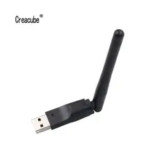 Creacube USB 2,0 WiFi беспроводная сетевая карта 150M 802,11 b/g/n LAN адаптер для ноутбука ПК MTK7601 чип