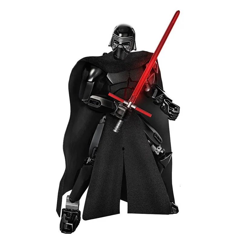 Новая Звездная война Строительная фигура строительный блок игрушка Kylo Ren Чубакка Дарт Вейдер Boba Джанго Фетт Штурмовик игрушки для детей