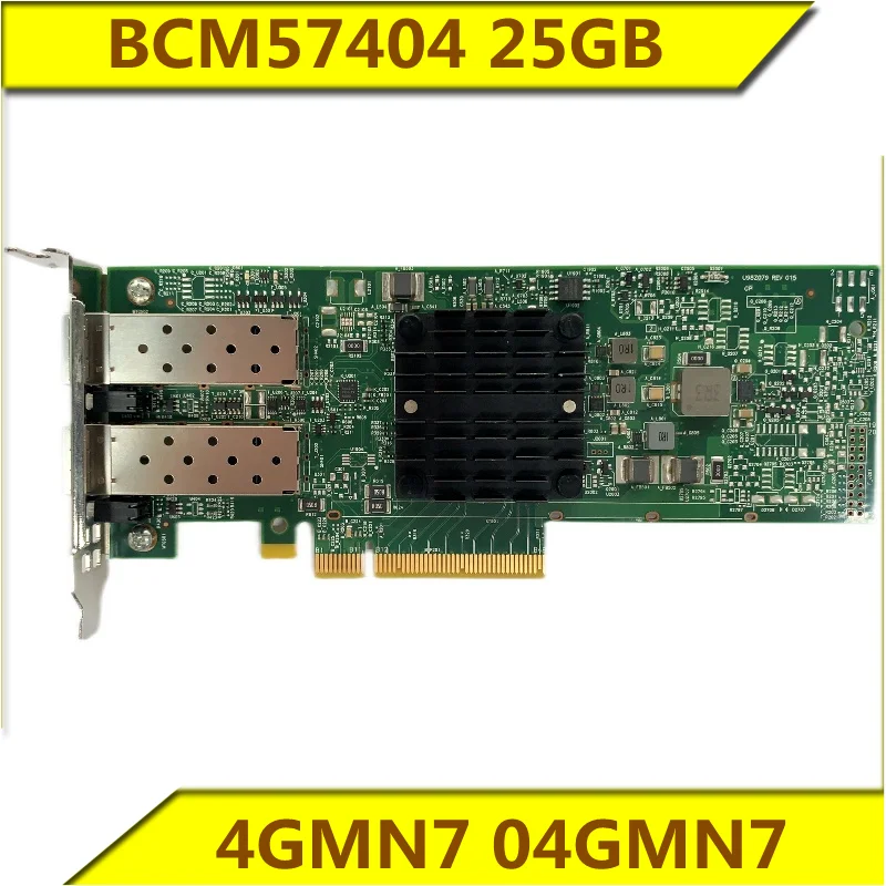 

4GMN7 04GMN7 Broadcom BCM57404 25GB SFP dual-port fiber optic network card original For Dell