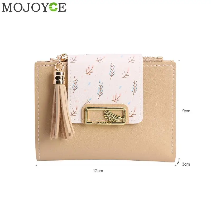 Fashion Womens Wallets Tassel Short Wallet For Woman Mini Coin Purse Ladies  Clutch Small Wallet Female Pu Leather Card Holder - Bags & Luggage - Temu