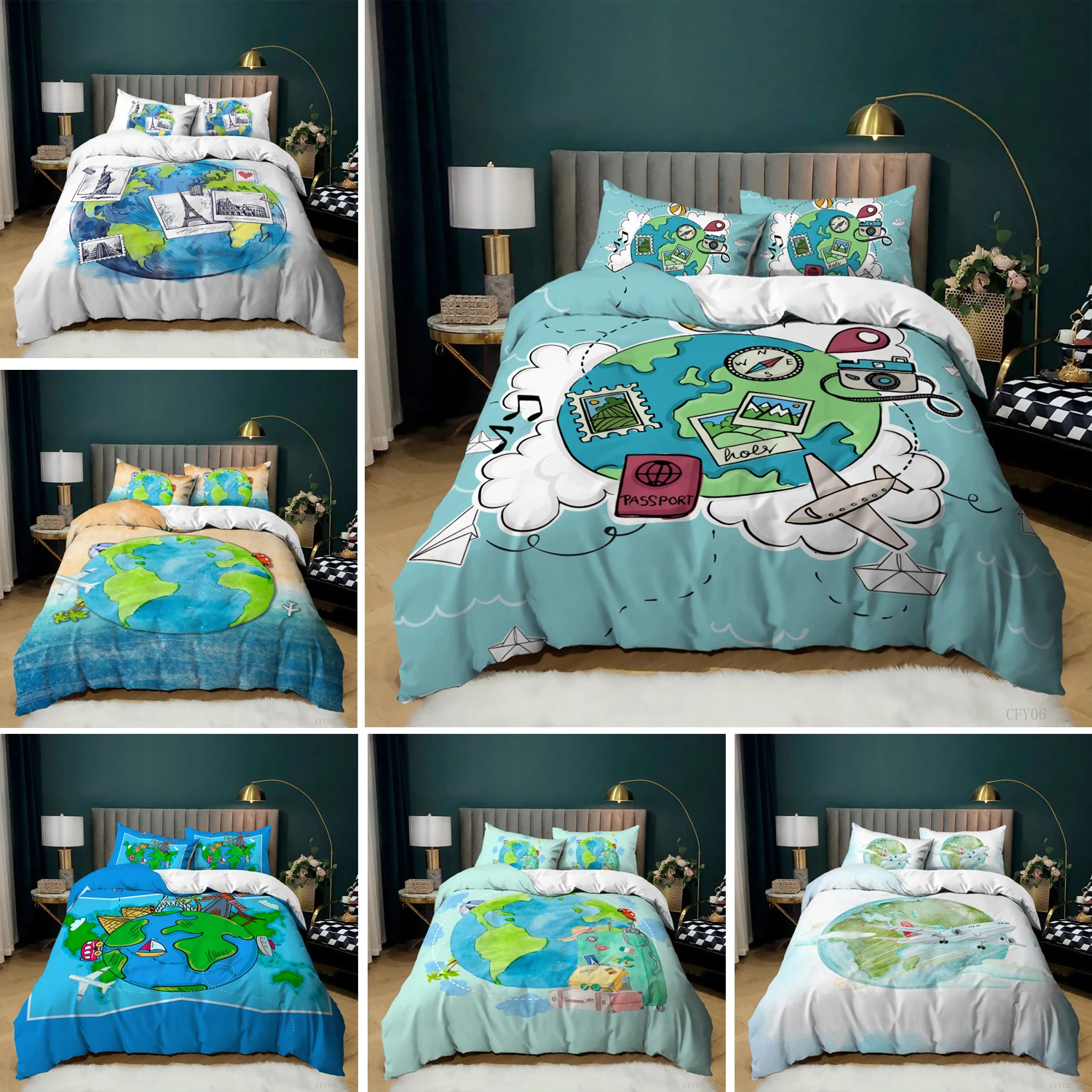 Rally Oorlogsschip Kosmisch Global Village Beddengoed Set Wereldkaart Dekbedovertrek Set Twin Koningin Dekbed  Dekbedovertrek & Kussensloop Voor Kid Jongen Meisje slaapkamer  Decor|Beddengoed sets| - AliExpress