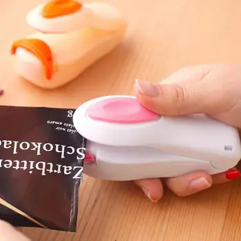 

Portable Heat Sealing Machine For Packaging And Storing Plastic Bag Mini Sealing Machine Practical Sealing Kitchen Accessories