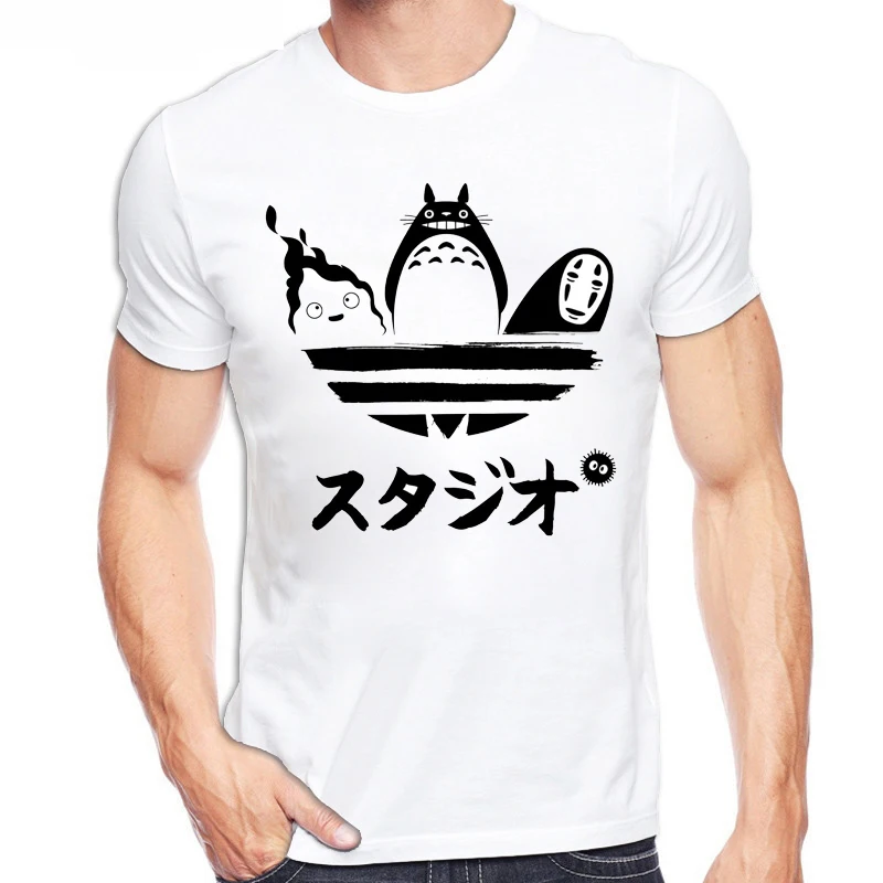 Студийная футболка Ghibli с принтом Миньоны мультяшная пленка Миядзаки Хаяо