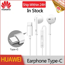 Huawei Earphone USB Type C In Ear Wired Mic Volume Control Headset for Huawei Mate 20 Pro Mate 30 Pro P30 Por P40 Pro