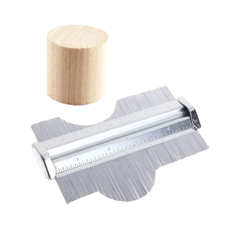 

125mm/5" Profile Contour Gauge Metal Deep Decorating Tiling Template Tiles Tool