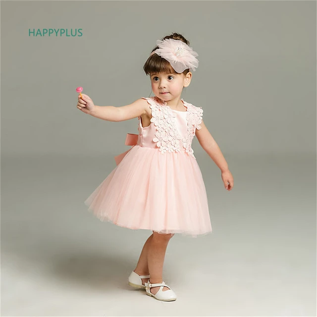 HAPPYPLUS vestido de Navidad para bebé, vestido de cumpleaños de princesa de boda para niñas 2 años, ropa de fiesta para bebés de 3, 6 y 12 meses AliExpress