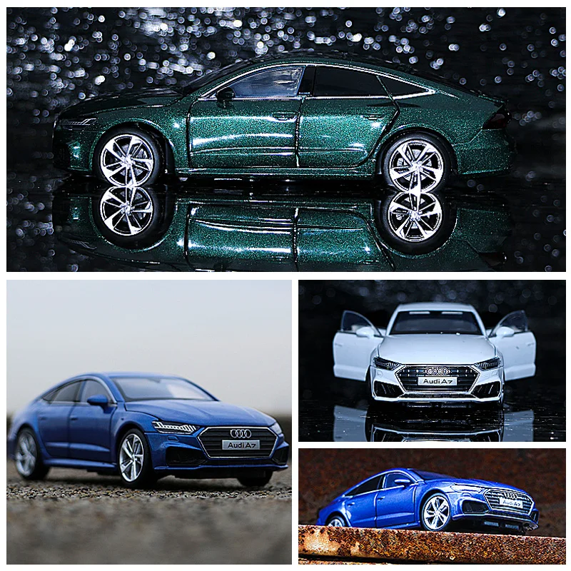 1:32 AUDI A7 Coupe Alloy Car Model Diecasts & Toy Vehicles Metal Toy Car Model High Simulation Sound Light Collection Kids Gift 5