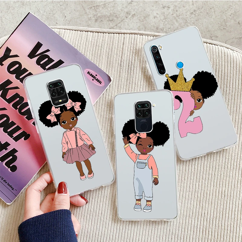 Cute black skin doll Transparent Soft phone Case For Huawei P40 P30 P20 Mate 10 20 30 40 Pro lite Plus P smart 2019 2020 TPU | Мобильные