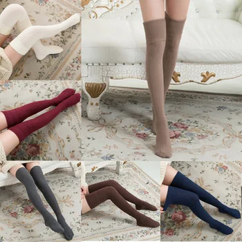 

Ladies Vintage Over Knee Stockings Tights Casual Daily Wear Women Leg Warmers JLWOM0306