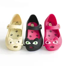 Мини Мелисса Ultragirl кошка пластиковые сандалии для девочек Детская обувь Детские сандалии детские туфли принцессы пляжная обувь для девочек