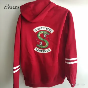 

Riverdale Hoodie Sweatshirts South Side Serpents Hoodie Long Sleeve Striped Pullover Tops Hoodie Streetwear