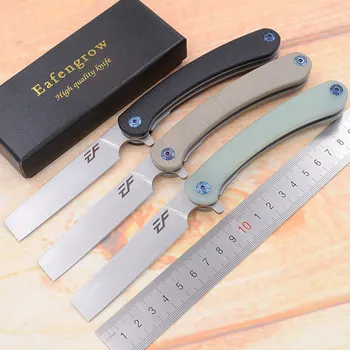 

Eafengrow New EF939 Real D2 Blade G10 Handle ball bearing Tactical Razor Camping Pocket Hunting Outdoor EDC Tool Folding Knife