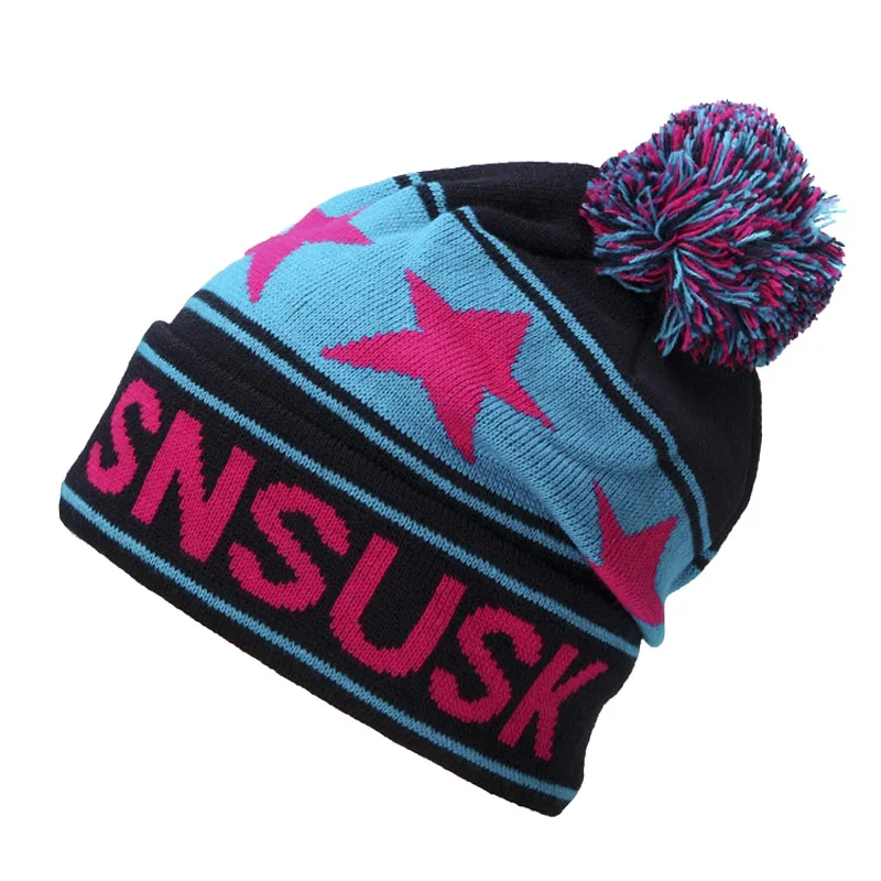 

Girls Sports Warm Snowboard Fleece Caps Outdoor Hiking Skiing Riding Hat Skull Beanies Caps