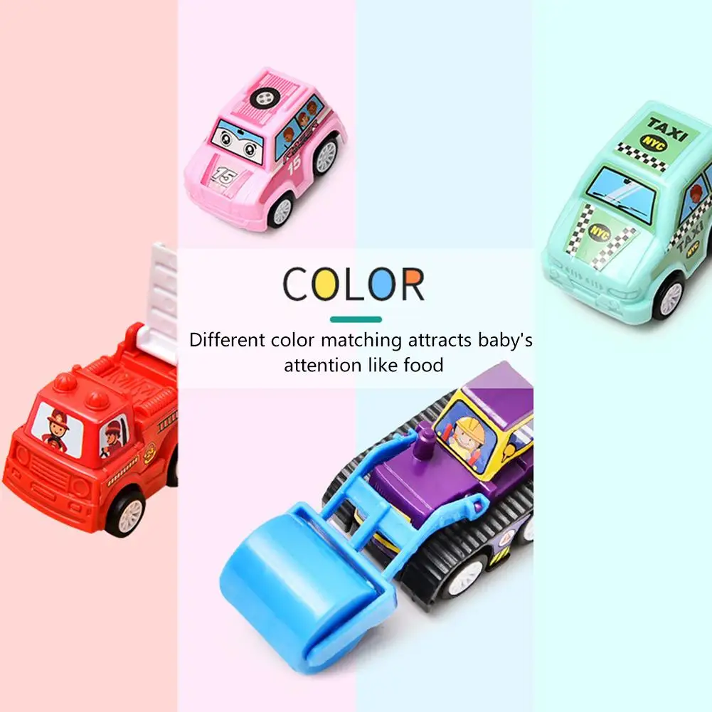 Mini Pull Back Car Toy Set High Quality Non toxic Colorful Kids Toy Car Pull Back 3