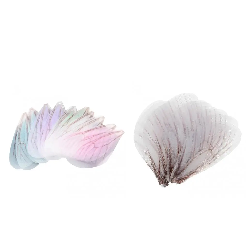 20pcs Colorful Butterfly Dragonfly Wings Charms Earring Findings Jewelry DIY