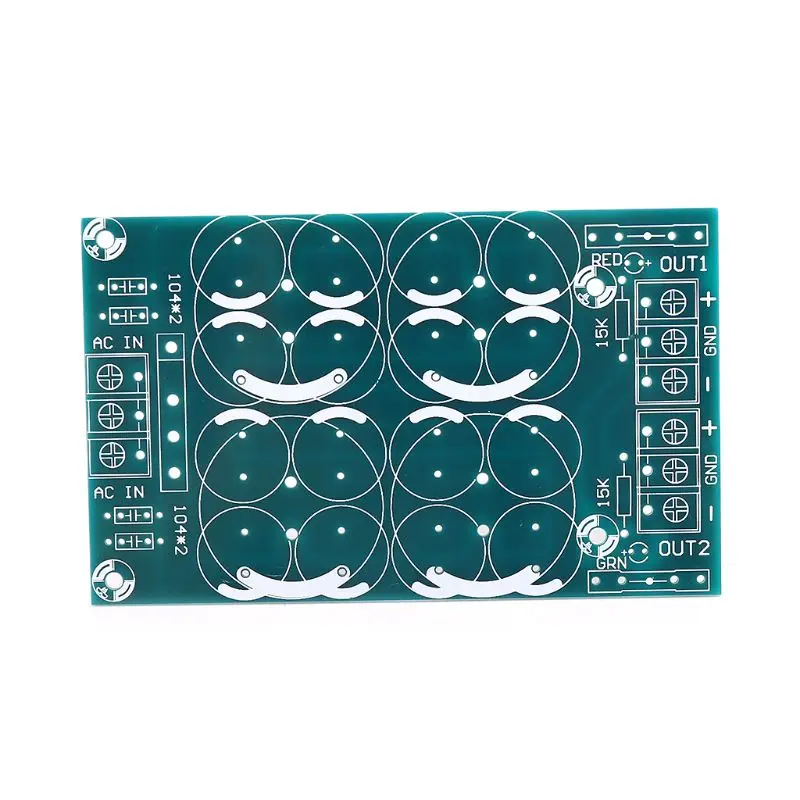 Выпрямитель фильтр блок питания двойной мощности параллельный выход PCB голая доска