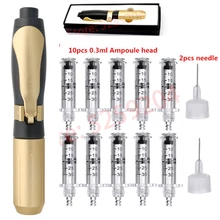 Новинка 0,3 мл гиалуроновая ручка с 10 шт шприцем и 2 иглы без атомайзера гиалуроновая ручка для удаления морщин